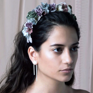 Sæt: Dot + Parallel Lines (Silver Colour)