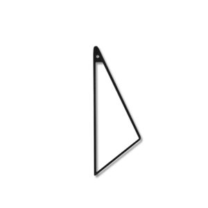 Bagstykke: Outline Triangle (Black)