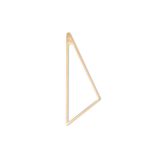 Bagstykke: Outline Triangle (Gold colour)