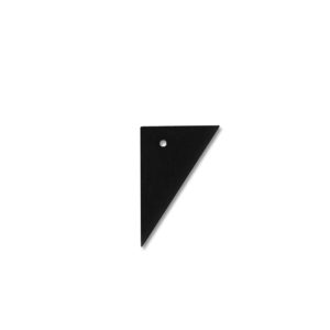 Bagstykke: Triangle (Black)