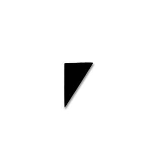 Forstykke: 2D Triangle (Black)