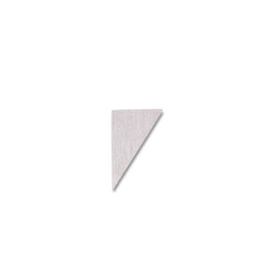 Forstykke: 2D Triangle (Silver colour)