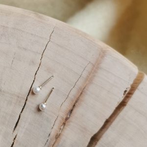 Forstykke: Pearl Round (White/Silver colour needle)