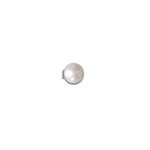 Lås: Pearl Round (White/Silver Coloured Lock)