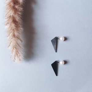 Sæt: 3D Triangle + Pearl Round (Black)