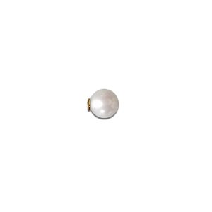 Lås: Pearl Round (White/Gold Coloured Lock)