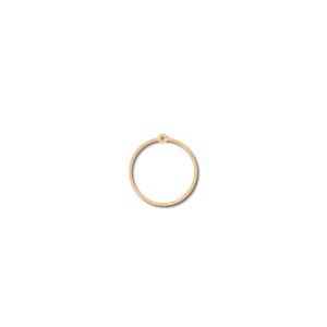 Bagstykke: Outline Circle (Gold Colour)