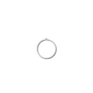 Bagstykke: Outline Circle (Silver colour)