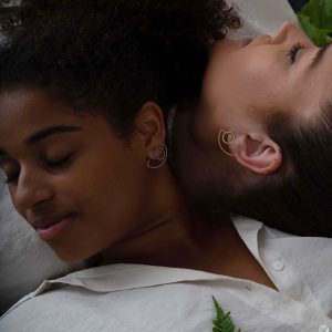 Sæt: Outline Dot + Outline Arch (Gold Colour)