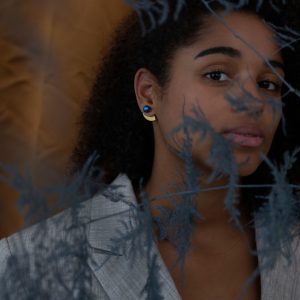 Sæt: Quarter Circle + Royal Blue (Gold Coloured Lock)