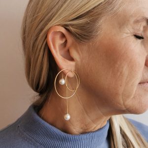 Sæt: Wire 01 & Wire 02 w. freshwater pearls