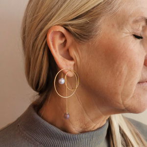 Sæt: Wire 01 & Wire 02 w. coloured pearls