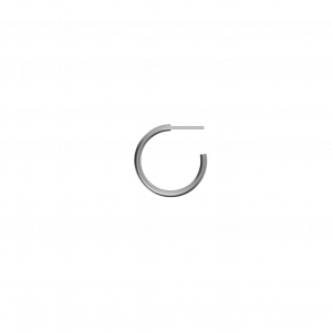 Forstykke: Classic Hoop (Silver colour/Brushed)
