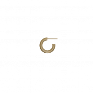 Forstykke: Mini Chunky Hoop (Gold colour/ Brushed)