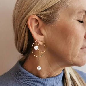 Sæt: Wire 01 & Wire 02 w. freshwater baroque pearls